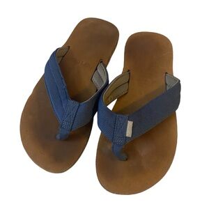 Hari Mari Flip Flop Sandals Youth Size 1 Blue